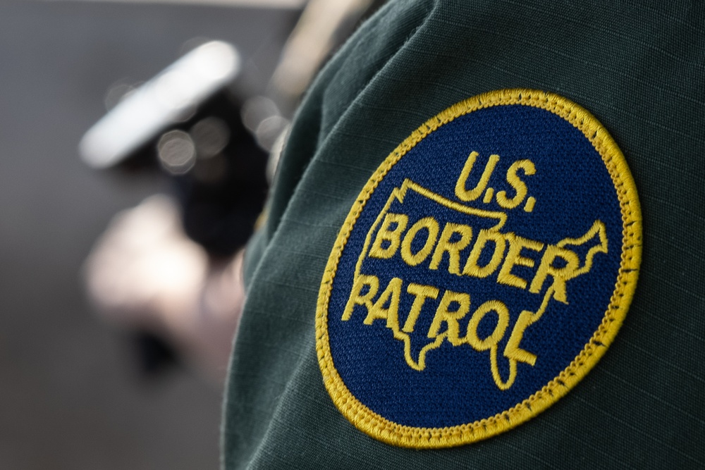U.S. Border Patrol cross-training with military police officer from Marine Corps Air Station