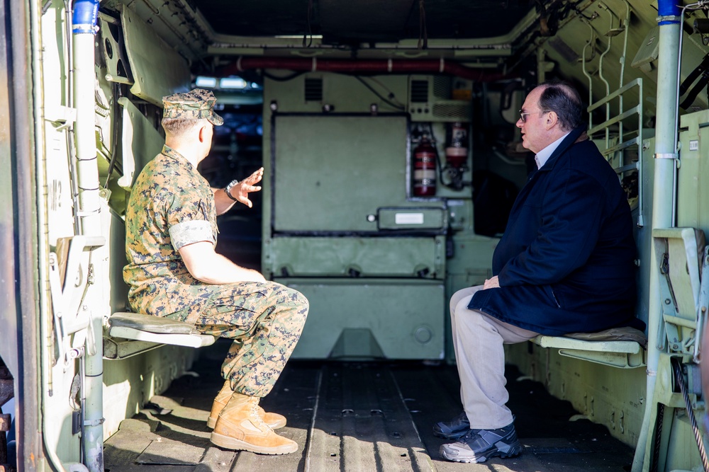 Secretary Of The Navy Visits 2nd Assault Amphibian Battalion