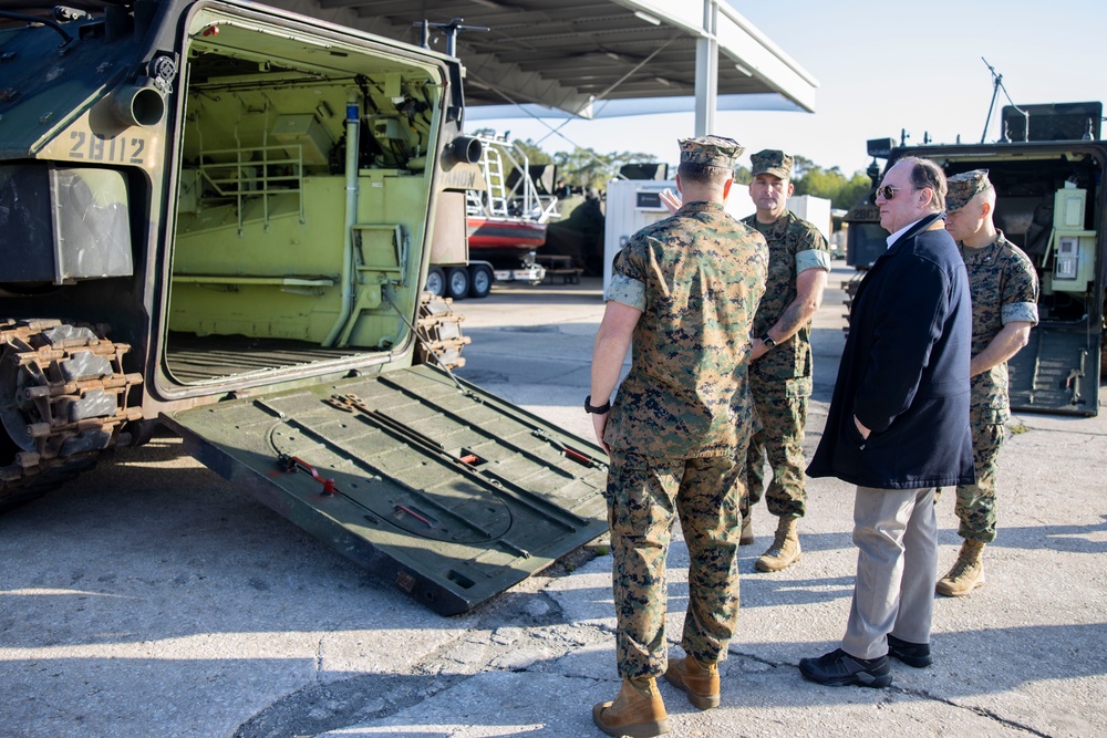 Secretary Of The Navy Visits 2nd Assault Amphibian Battalion