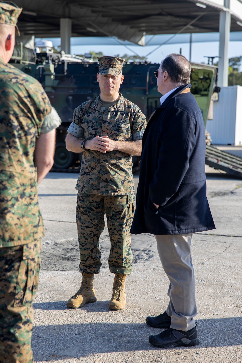 Secretary Of The Navy Visits 2nd Assault Amphibian Battalion