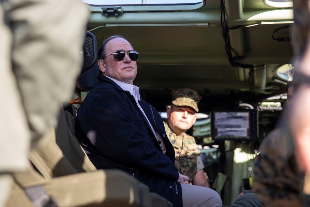 Secretary Of The Navy Visits 2nd Assault Amphibian Battalion