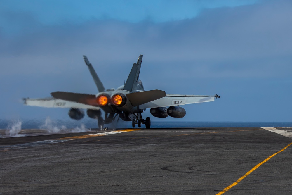 Abraham Lincoln conducts routine operations