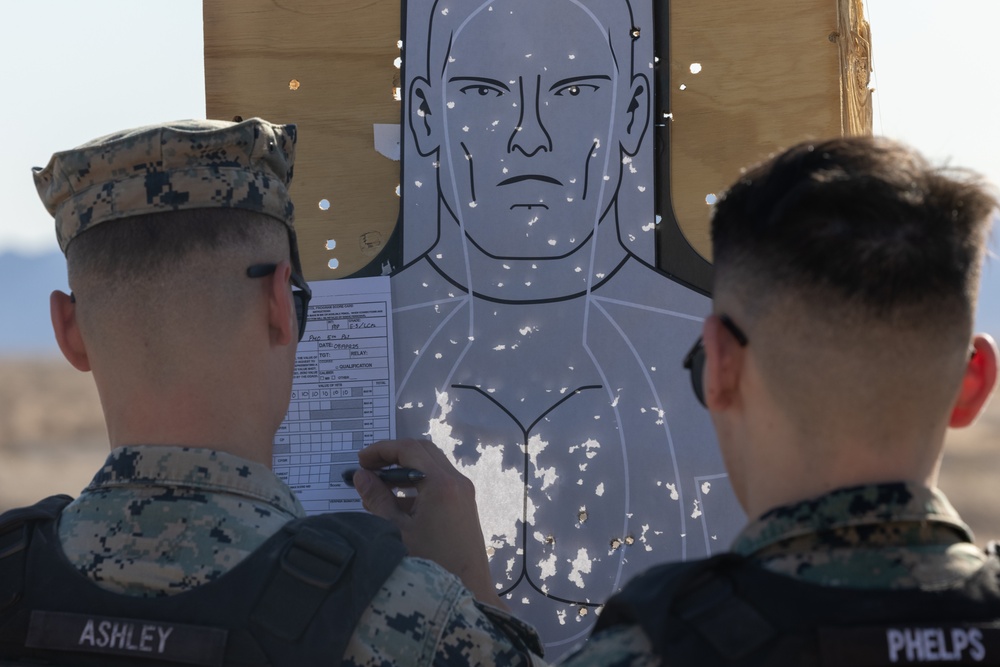 Weapons training at Marine Corps Air Station Yuma