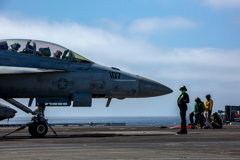 Abraham Lincoln conducts routine operations