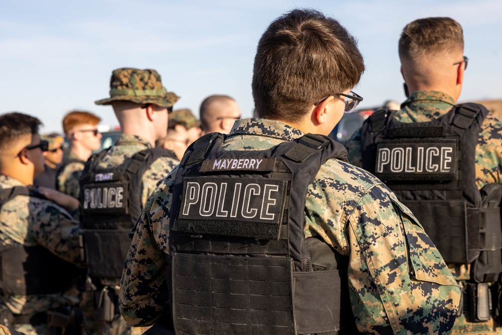 Weapons training at Marine Corps Air Station Yuma