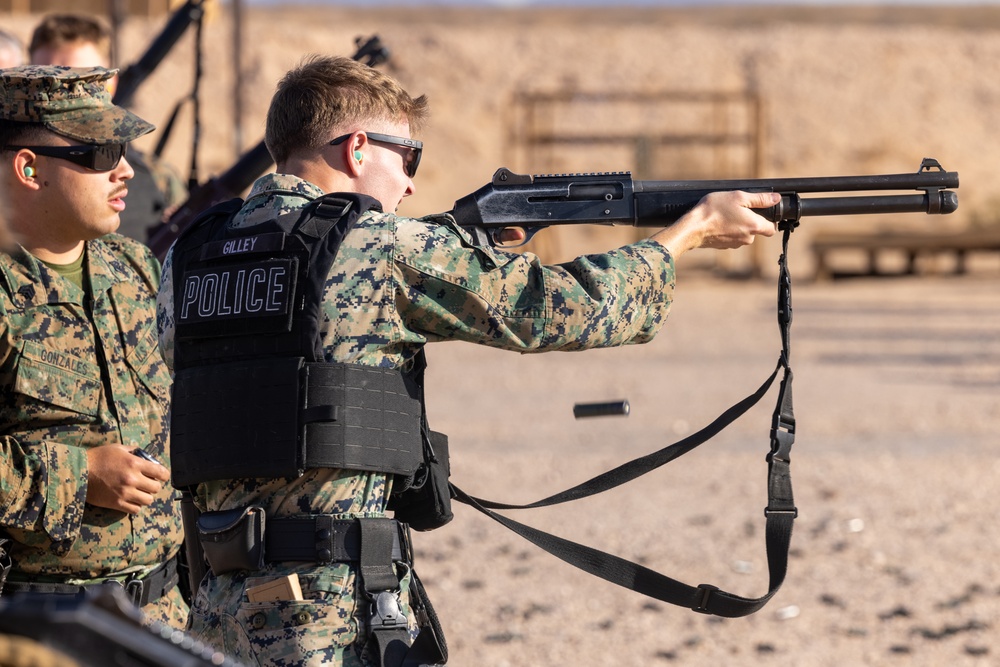 Weapons training at Marine Corps Air Station Yuma