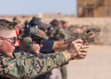 Weapons training at Marine Corps Air Station Yuma
