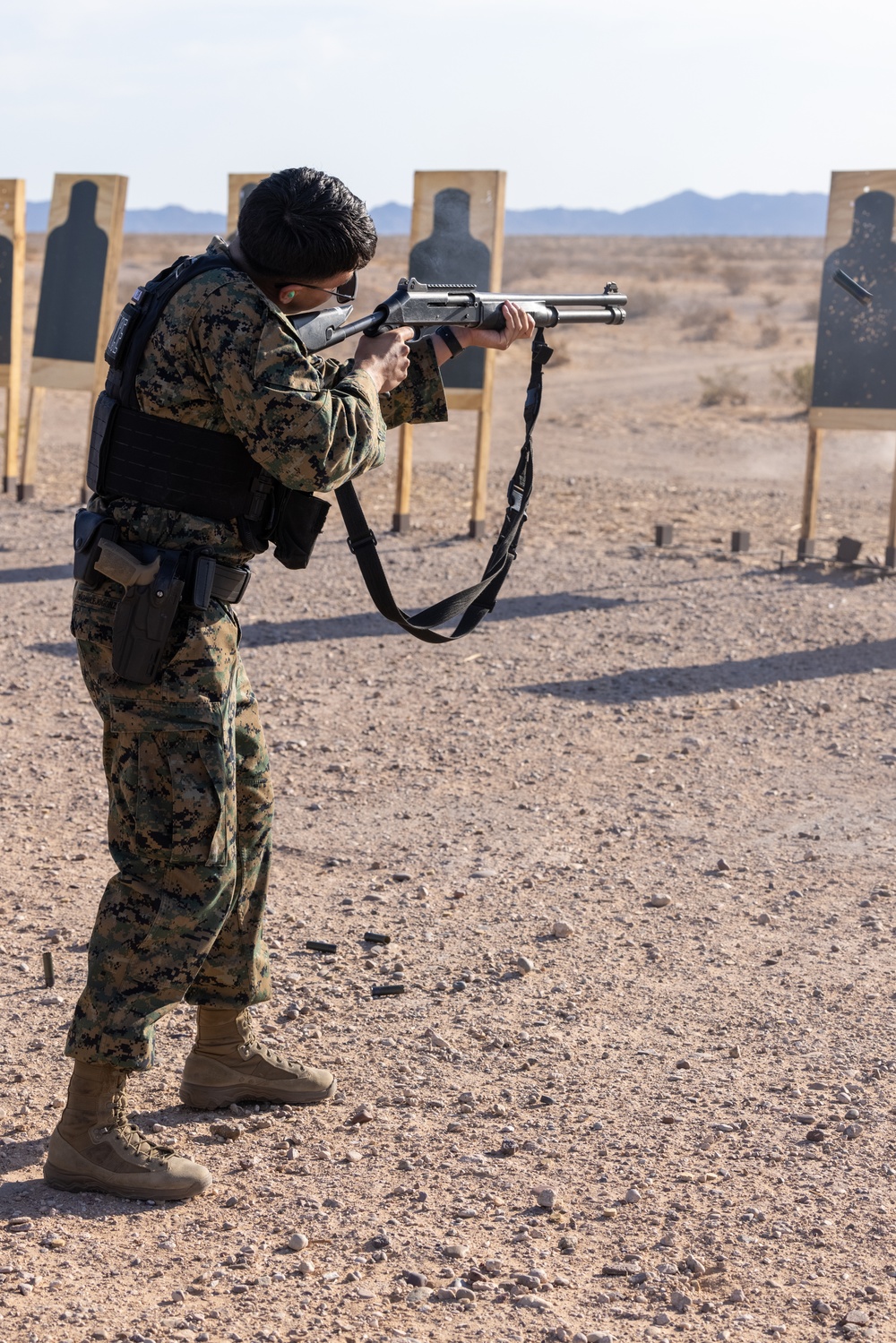 Weapons training at Marine Corps Air Station Yuma