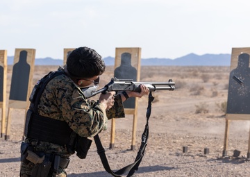 Weapons training at Marine Corps Air Station Yuma