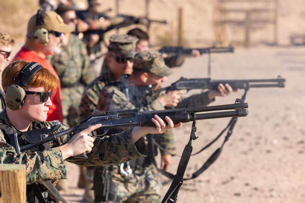 Weapons training at Marine Corps Air Station Yuma