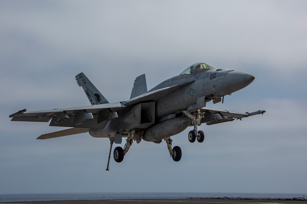 Abraham Lincoln conducts routine operations