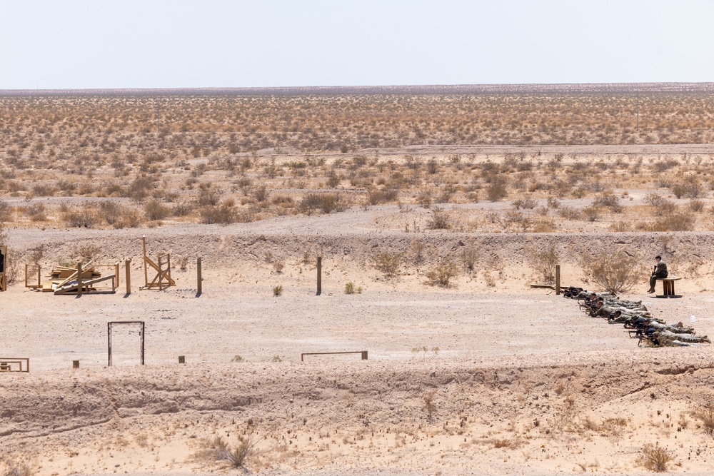 Weapons training at Marine Corps Air Station Yuma