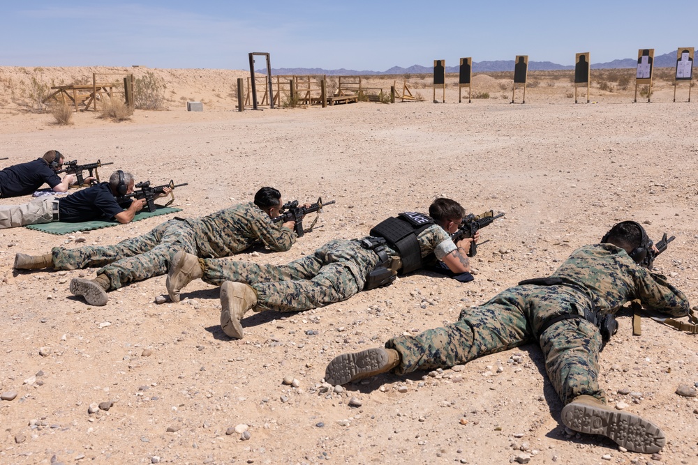Weapons training at Marine Corps Air Station Yuma