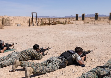 Weapons training at Marine Corps Air Station Yuma