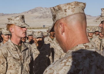 U.S. Marines with 1st Battalion 6th Marines Conduct Battalion Photo, Award Ceremony and Warriors Night during SLTE 2-25