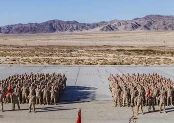 U.S. Marines with 1st Battalion 6th Marines Conduct Battalion Photo, Award Ceremony and Warriors Night during SLTE 2-25