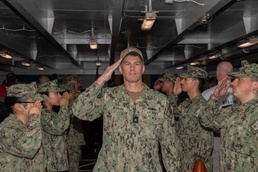 Carrier Strike Group 3 conducts change of command ceremony