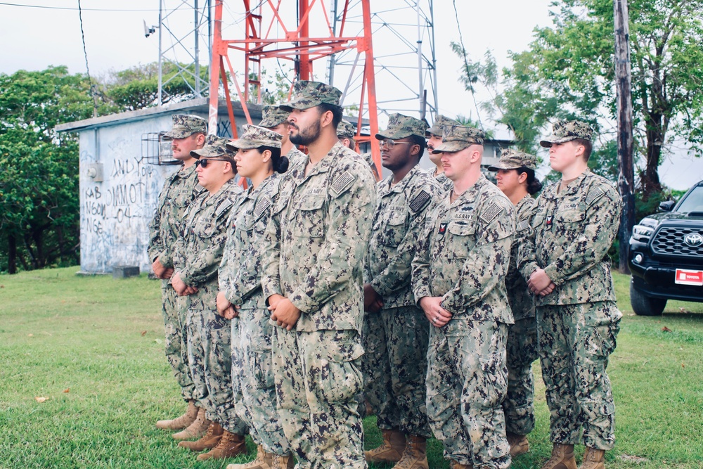 EO3 Sanchez Reenlistment