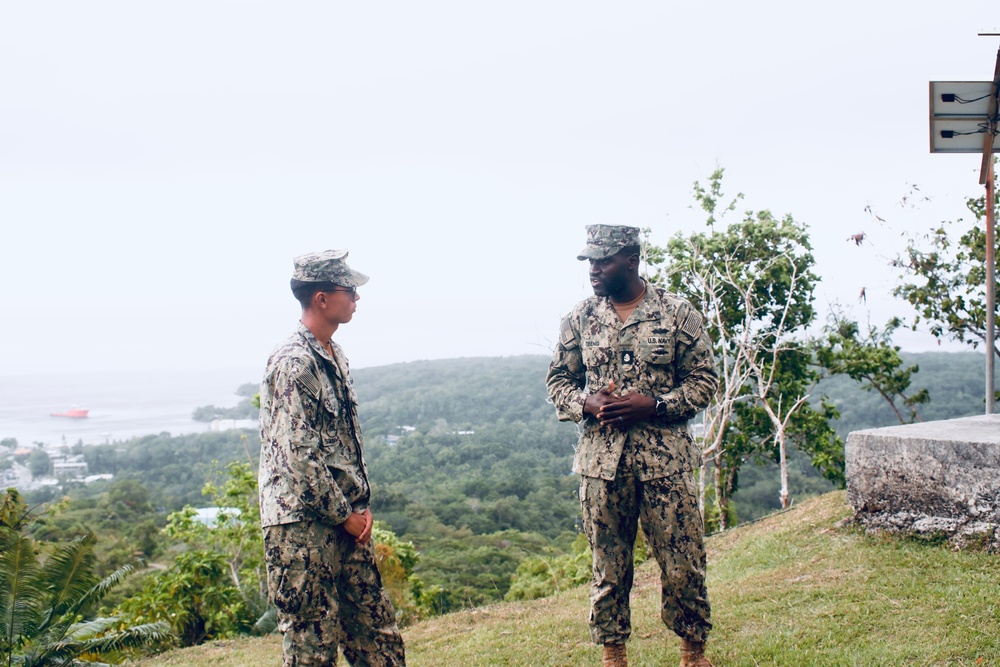 EO3 Sanchez Reenlistment