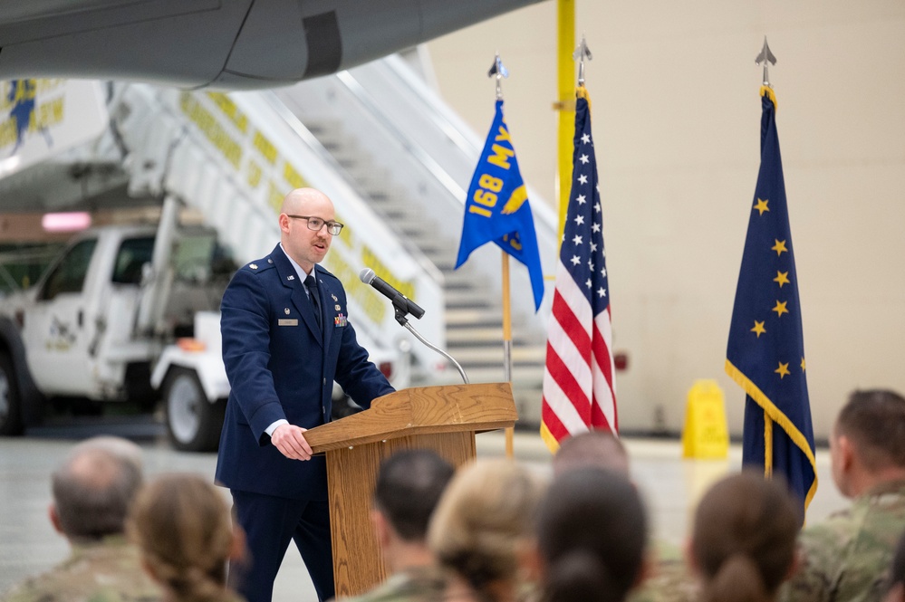 Arctic Warriors Gain New Leader at 168th Aircraft Maintenance Squadron