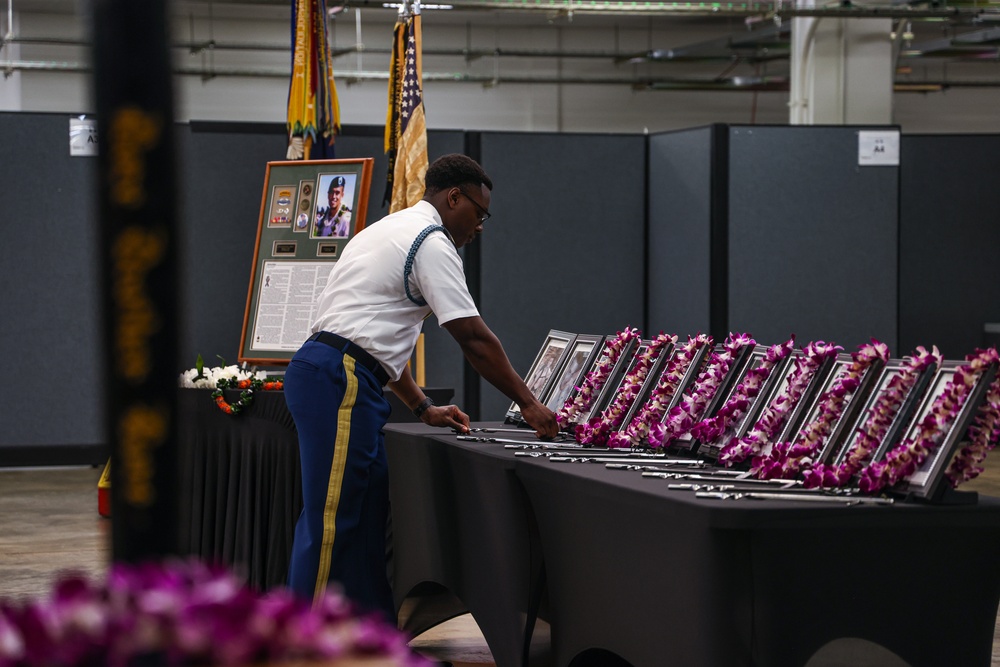 Memorial Ceremony for 1st Lt. Nainoa Hoe