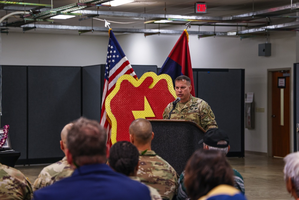 Memorial Ceremony for 1st Lt. Nainoa Hoe