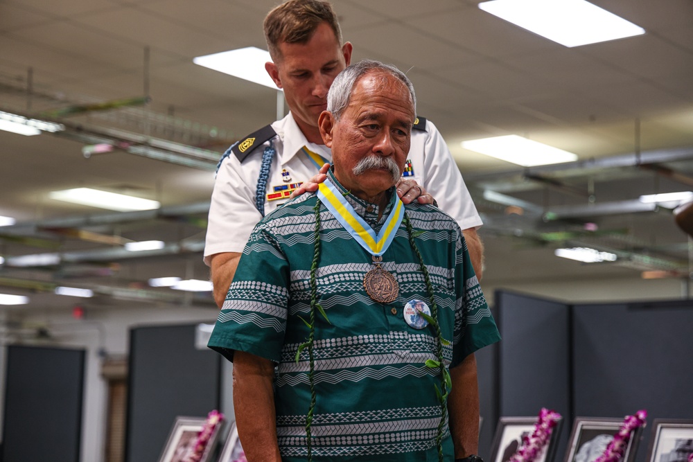 Memorial Ceremony for 1st Lt. Nainoa Hoe