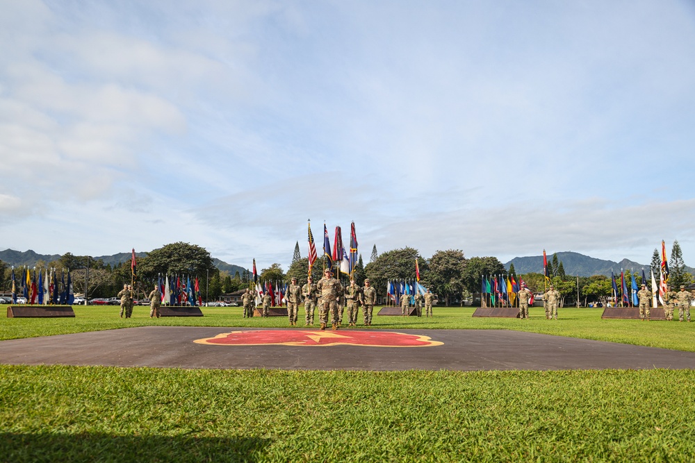Flying V Ceremony for New Zealand Army Col. Aidan Shattock