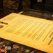 Col. Karin Fitzgerald signs the Child Abuse Prevention Month proclamation