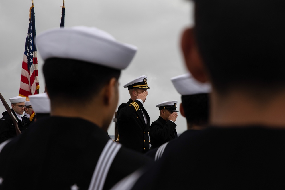 USS Mahan (DDG 72) Conducts Burial at Sea