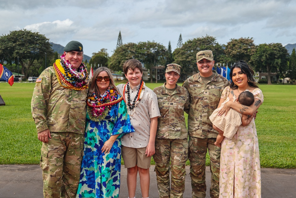 Flying V Ceremony for New Zealand Army Col. Aidan Shattock