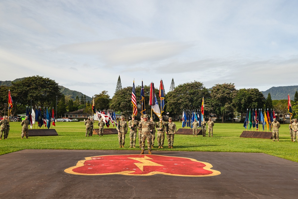 Flying V Ceremony for New Zealand Army Col. Aidan Shattock