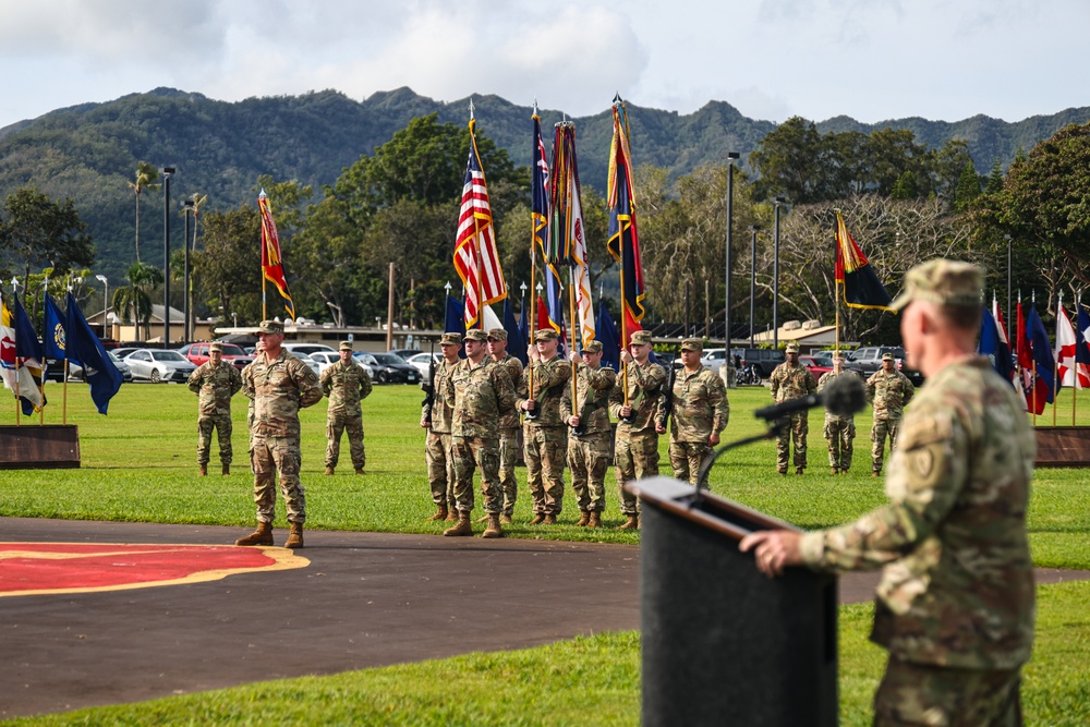 Flying V Ceremony for New Zealand Army Col. Aidan Shattock