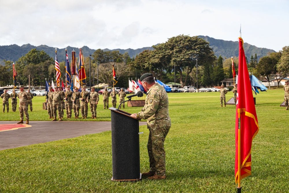 Flying V Ceremony for New Zealand Army Col. Aidan Shattock