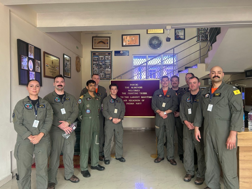 U.S. Navy’s Patrol Squadron 8 detachment arrives in India for Tiger Triumph 2025