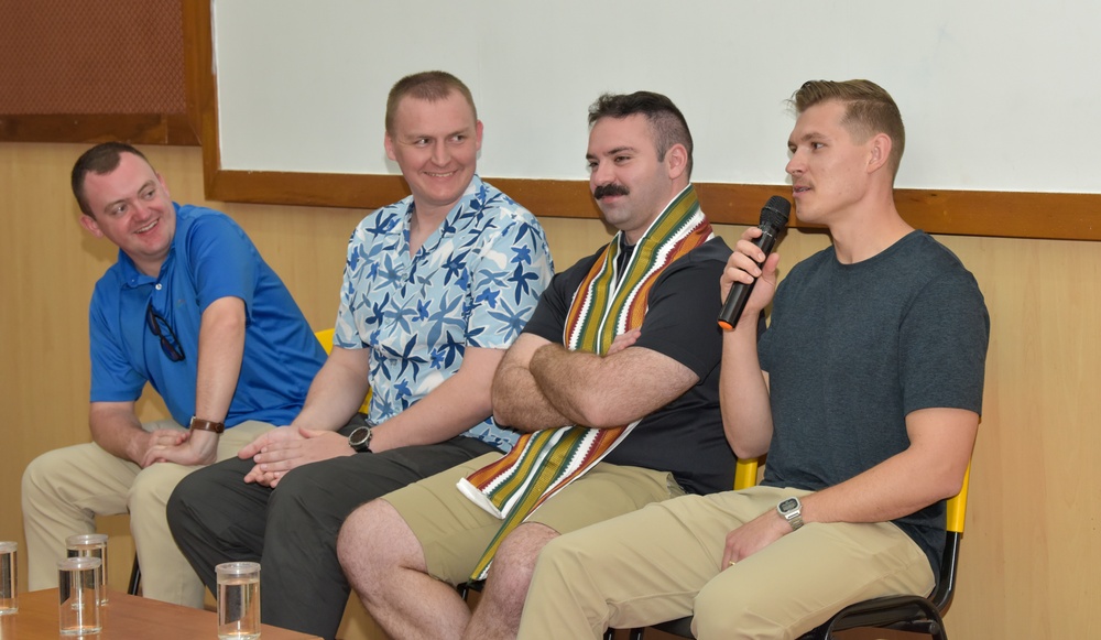 Patrol Squadron 8 personnel visit university in India during Tiger Triumph 2025