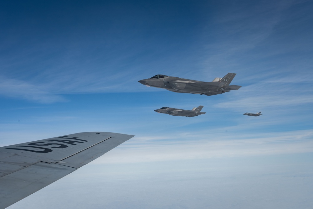 Ramstein Flag 25: 100th ARW, RAF fuel the fight