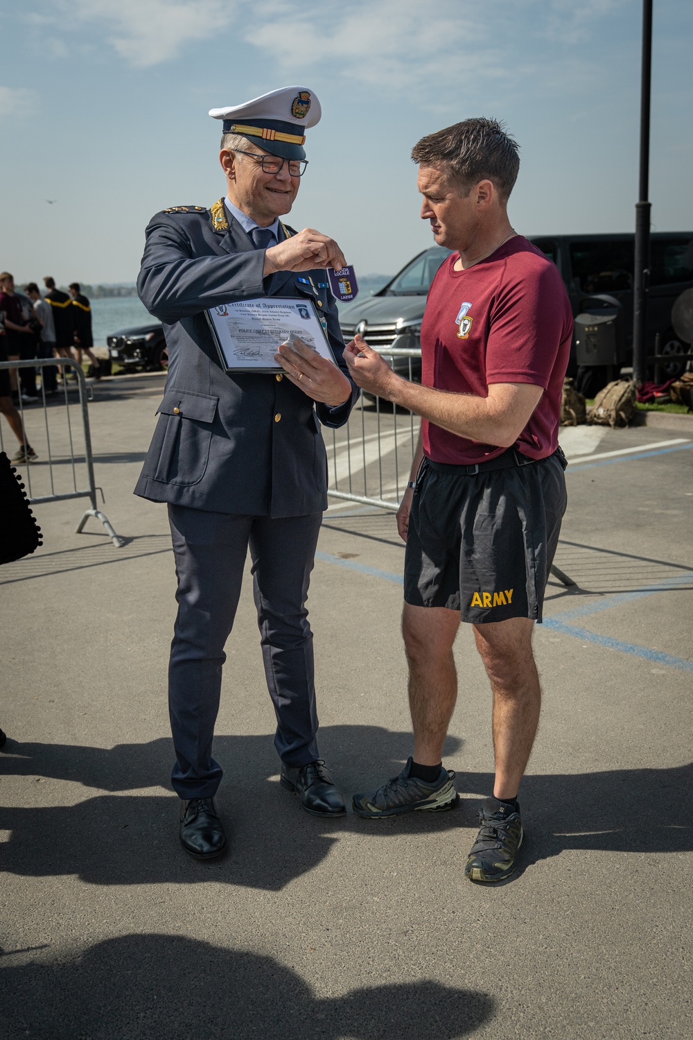 Paratroopers from 173rd Airborne jump into Italy’s Lake Garda as families, local leaders look on