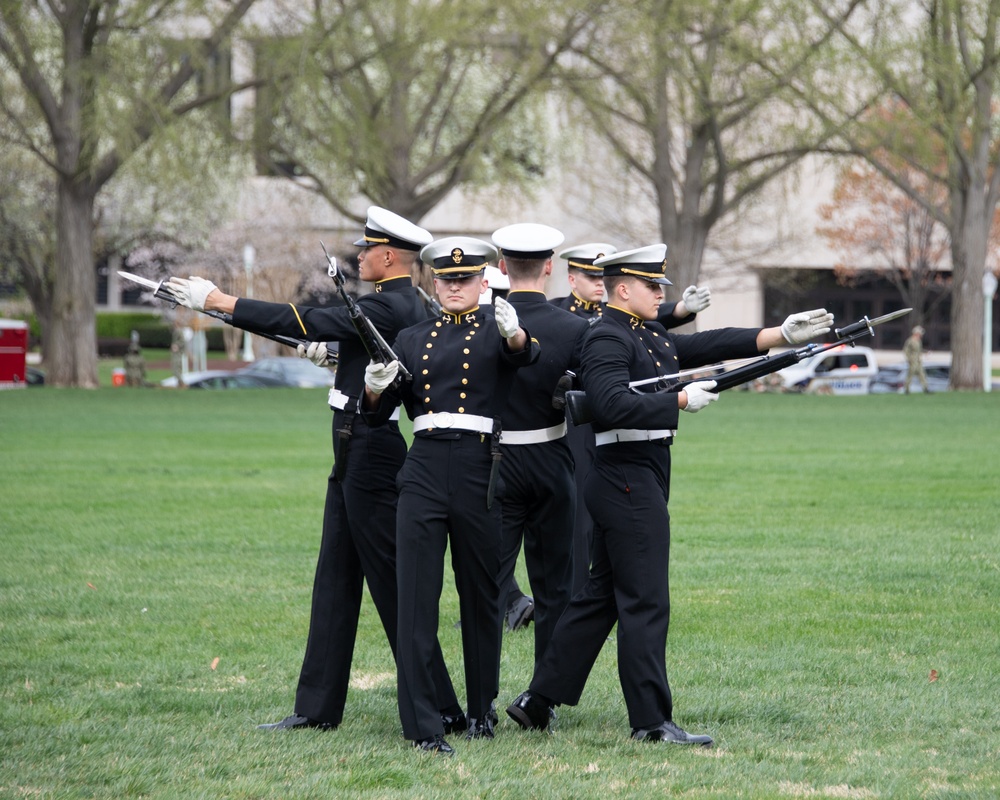USNA 1st Formal Parade of the Season