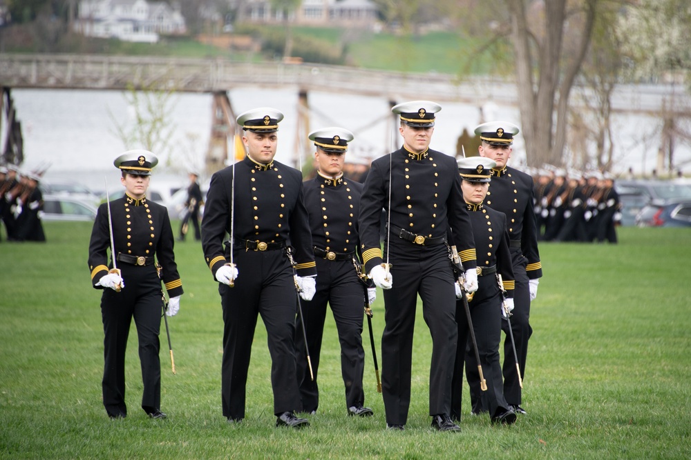 USNA 1st Formal Parade of the Season
