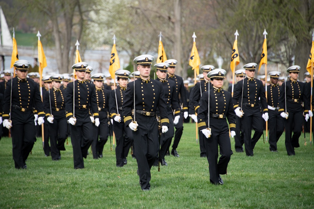 USNA 1st Formal Parade of the Season