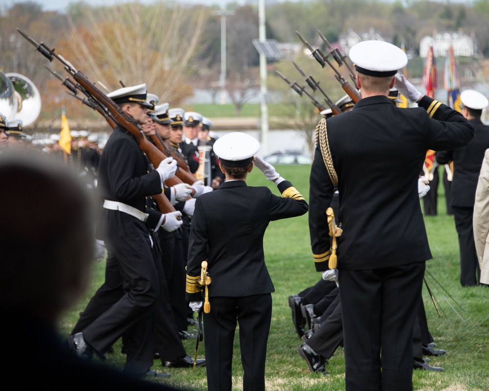 USNA 1st Formal Parade of the Season