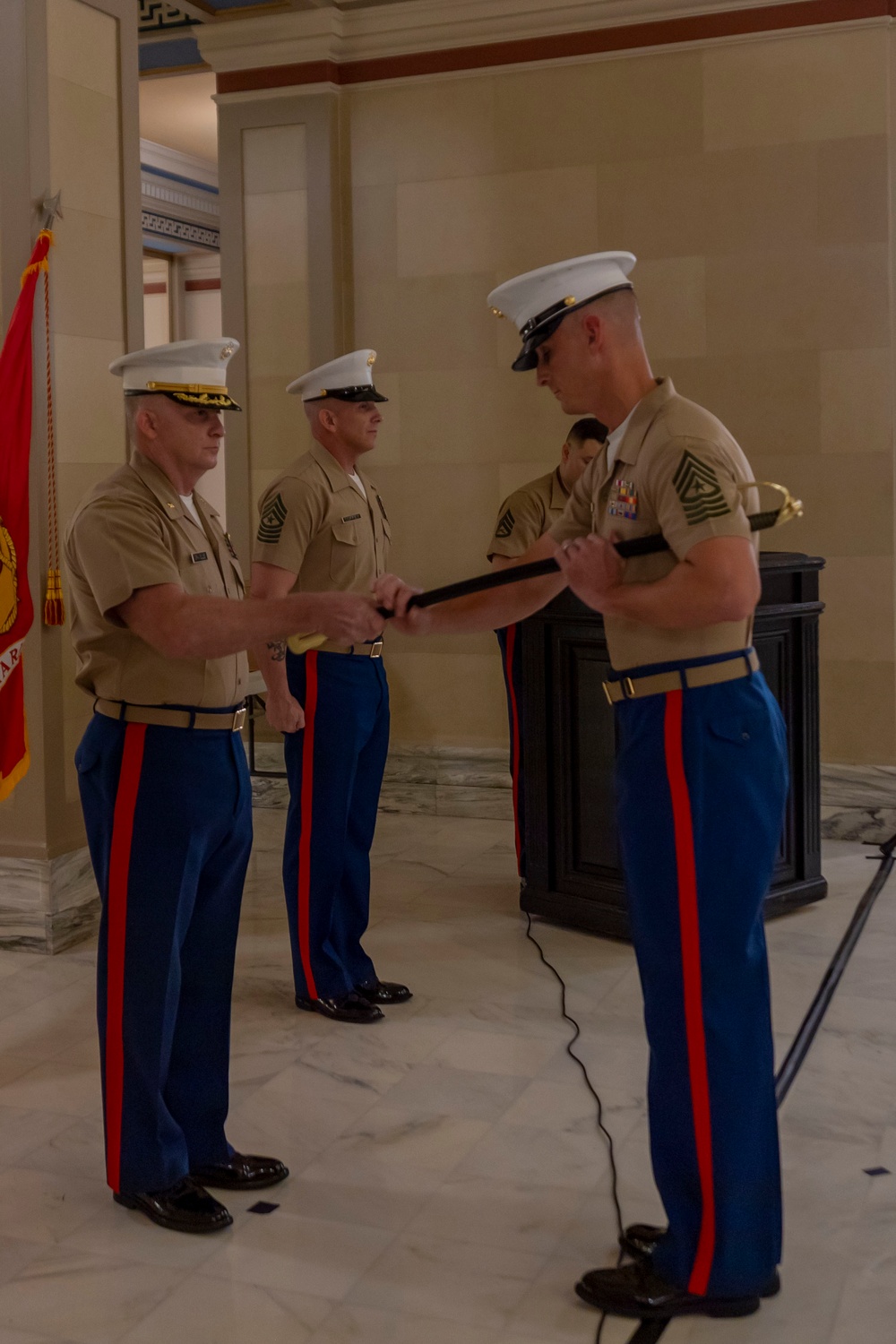 RS OKC Post and Relief Ceremony