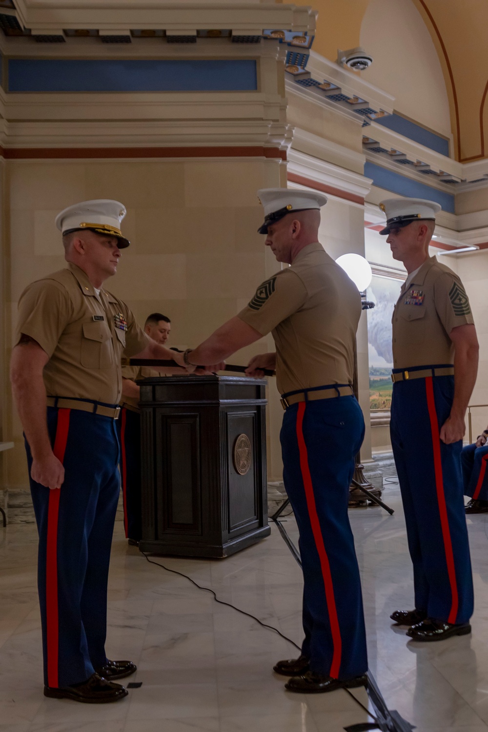 RS OKC Post and Relief Ceremony