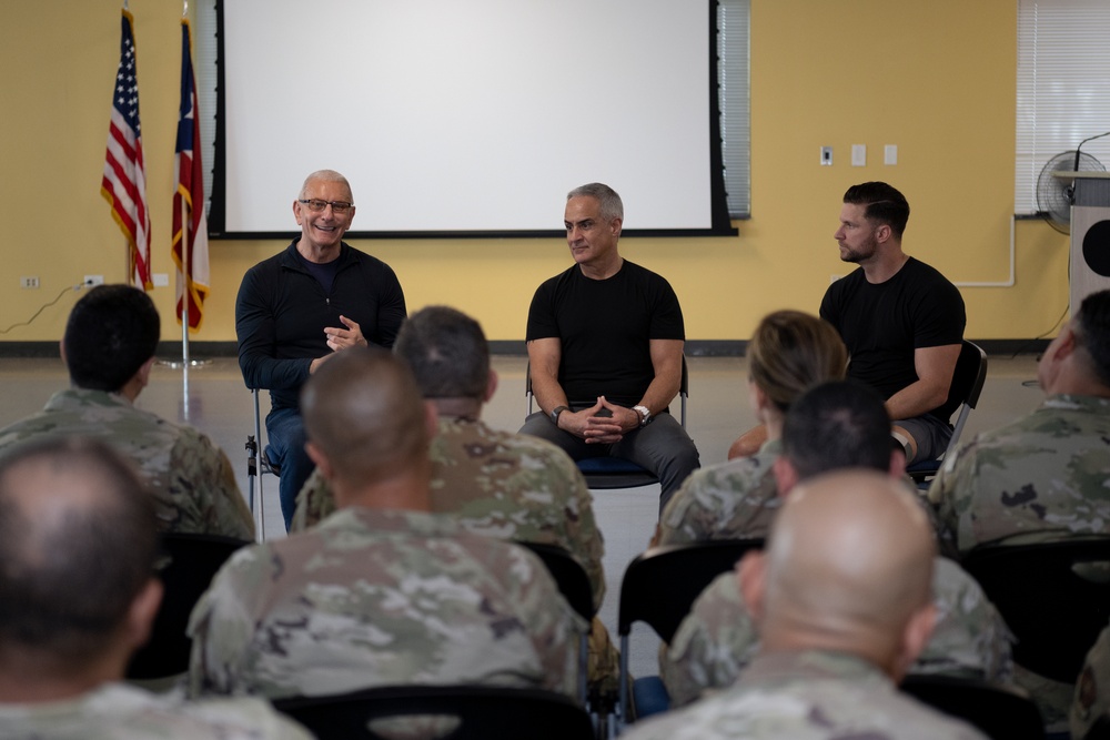 Robert Irvine Foundation visits 156th Wing