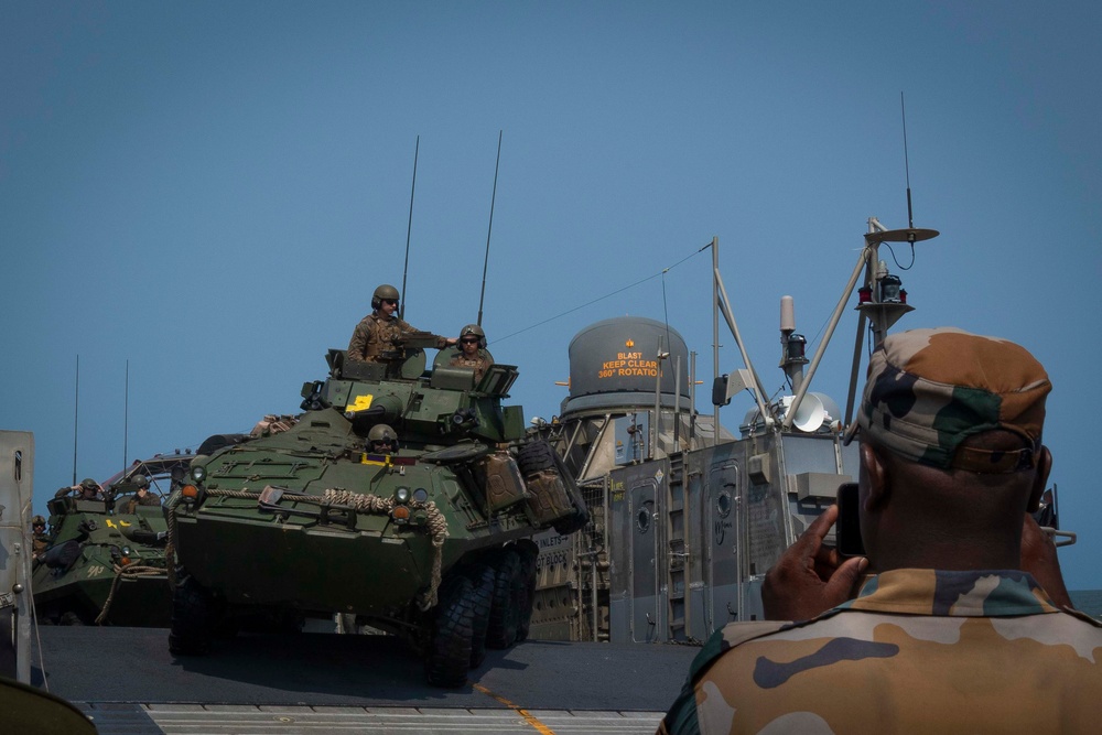 U.S., India forces conduct beach landing training during Tiger Triumph 2025