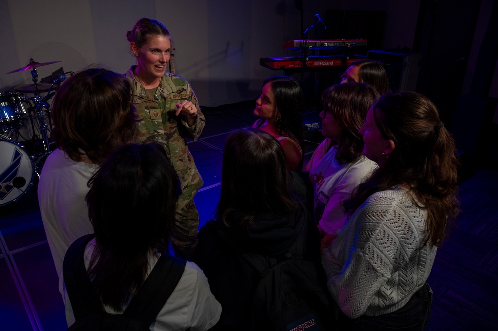 Air Force Band performs at Orange County School of the Arts
