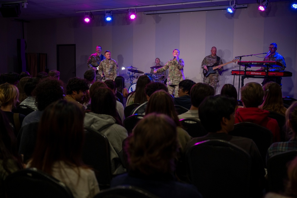 Air Force Band performs at Orange County School of the Arts