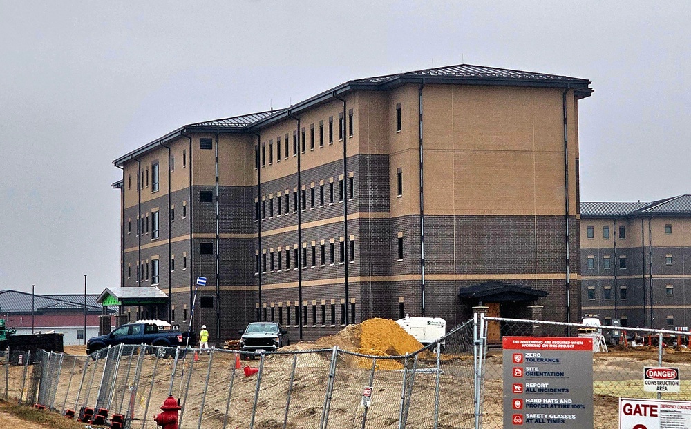 Fort McCoy’s South Barracks Project now passes 85 percent completion as April 2025 continues