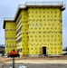 April 2025 barracks construction operations for East Barracks Project at Fort McCoy